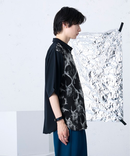 ガラキリカエシャツ（シャツ/ブラウス）｜Ellno Loset（エルノロゼット）