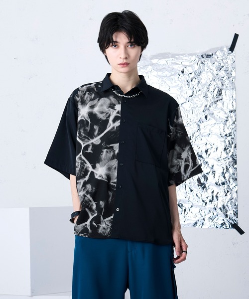 ガラキリカエシャツ（シャツ/ブラウス）｜Ellno Loset（エルノロゼット）