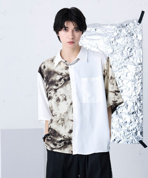 ガラキリカエシャツ（シャツ/ブラウス）｜Ellno Loset（エルノロゼット）