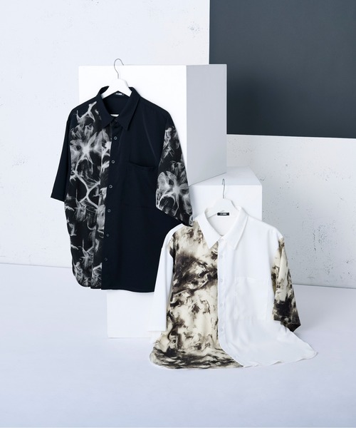 ガラキリカエシャツ（シャツ/ブラウス）｜Ellno Loset（エルノロゼット）