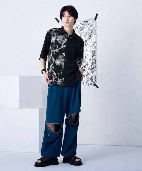 ガラキリカエシャツ（シャツ/ブラウス）｜Ellno Loset（エルノロゼット）