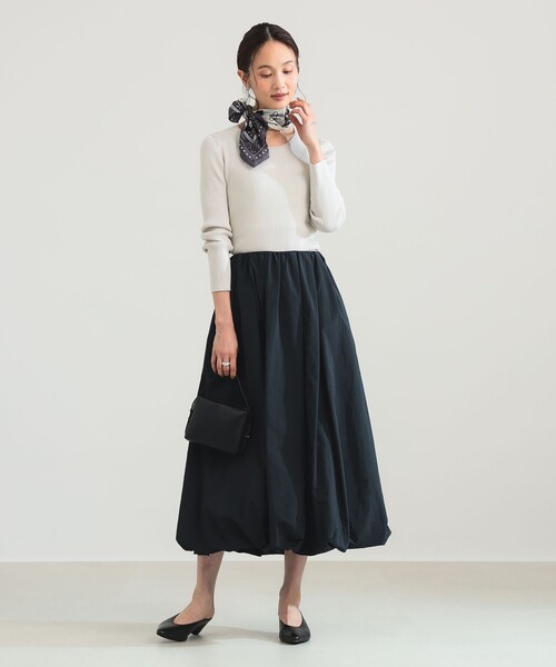 Demi-Luxe BEAMS（デミルクス ビームス）の「バルーン スカート（スカート・レディース・ホワイト/ブラック/ベージュ・36/38）」の15枚目の写真