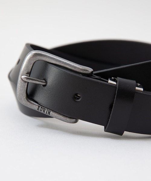 EDWIN(エドウィン)の「【EDWIN/エドウィン】30MM プレーンベルト 牛革(ベルト・メンズ・ブラウン/ダークブラウン/ブラック・FREE)」の2枚目の写真