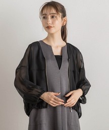 メッシュブルゾン≪手洗い可能≫