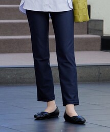 【シーズンレス・日本製】ローズファイン・スリムストレートパンツ