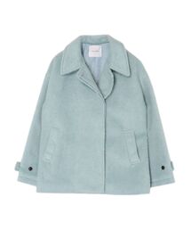 LAGUNAMOON | シャギーハーフコート(ステンカラーコート)