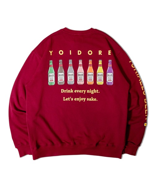 セール】YOIDORE/酔いどれ SOKONASHI ﾋﾞｰﾙ ｸﾙｰﾈｯｸ（スウェット