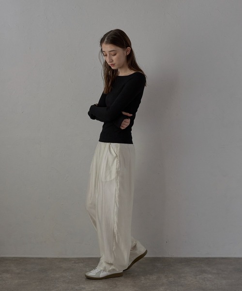 ラメ入り　Sサイズ　Off Shoulder Glitter Tee　ホワイト セール】【MINERTE】glitter off shoulder tops / ラメオフショルプル