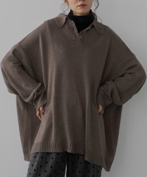 Libra Cue | ポロニットプルオーバー(ニット/セーター)