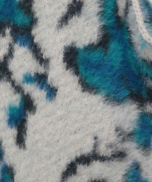 HARE(ハレ)の「シャギーガラニットビスチェ(HARE)(ベスト・レディース・レッド/ライトグレー・FREE)」の19枚目の写真