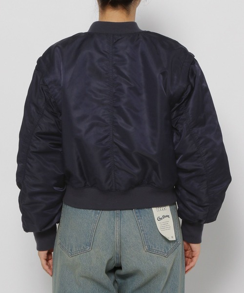 トップス WK LOWRYS FARM ma1 ma-1 2WAYベストMA1 133583 レディース