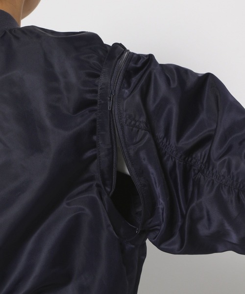 LOWRYS FARM(ローリーズファーム)の「2WAYベストMA1 133583(MA-1・レディース・ネイビー/カーキ/レッド・FREE)」の11枚目の写真