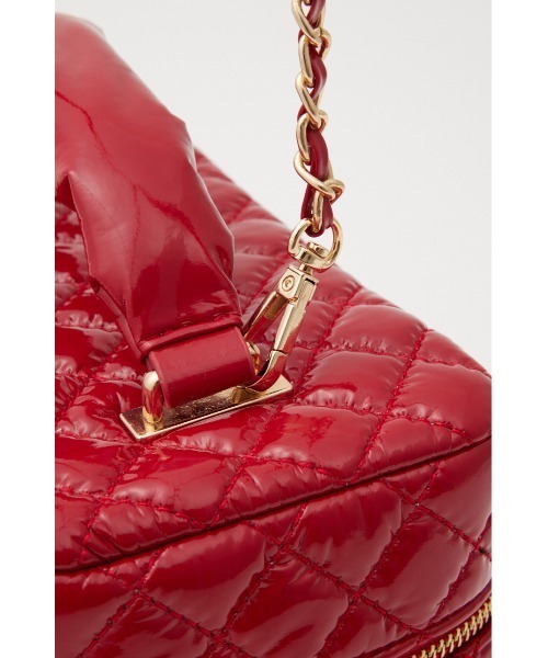 rienda（リエンダ）の「エナメルバニティーバッグ（ショルダーバッグ・レディース・ブラック/ピンクゴールド/レッド・FREE）」の15枚目の写真