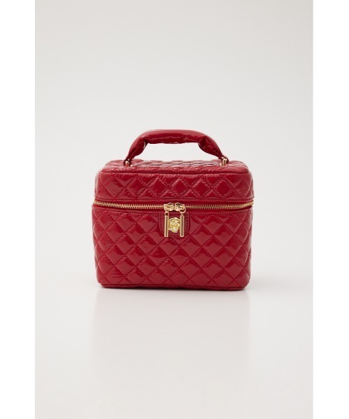 rienda（リエンダ）の「エナメルバニティーバッグ（ショルダーバッグ・レディース・ブラック/ピンクゴールド/レッド・FREE）」の9枚目の写真