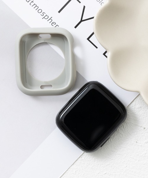 emonique(エモニーク)の「スマートウォッチケース Apple Watch ケース【41/45mm対応】(デジタル腕時計・レディース・ライトブルー/グリーン系その他/グリーン/ピンク/レッド/ホワイト/グレー/ブラック・49/45/41)」の4枚目の写真