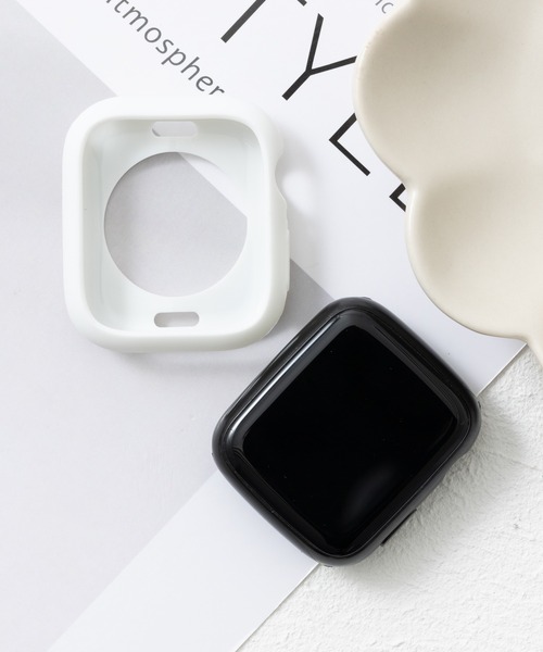 emonique(エモニーク)の「スマートウォッチケース Apple Watch ケース【41/45mm対応】(デジタル腕時計・レディース・ライトブルー/グリーン系その他/グリーン/ピンク/レッド/ホワイト/グレー/ブラック・49/45/41)」の2枚目の写真