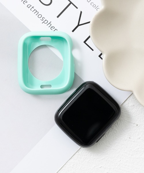 emonique(エモニーク)の「スマートウォッチケース Apple Watch ケース【41/45mm対応】(デジタル腕時計・レディース・ライトブルー/グリーン系その他/グリーン/ピンク/レッド/ホワイト/グレー/ブラック・49/45/41)」の7枚目の写真