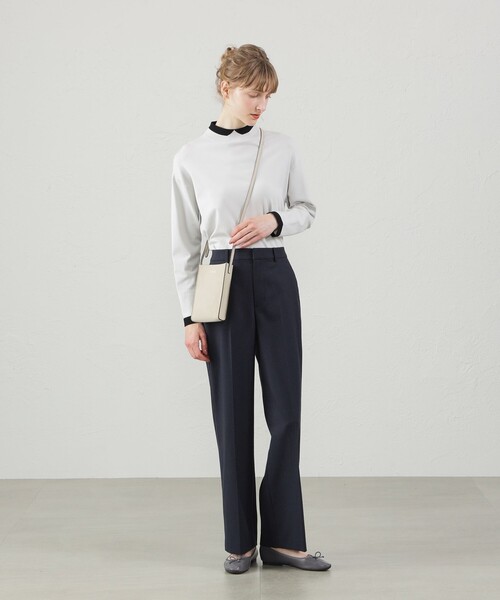 MACKINTOSH PHILOSOPHY(マッキントッシュ フィロソフィー)の「Cleric Collar Knit ワイドフィット(ニット/セーター・レディース・ホワイト系その他/ダークネイビー/ダークブラウン/グレー系その他・38)」の16枚目の写真