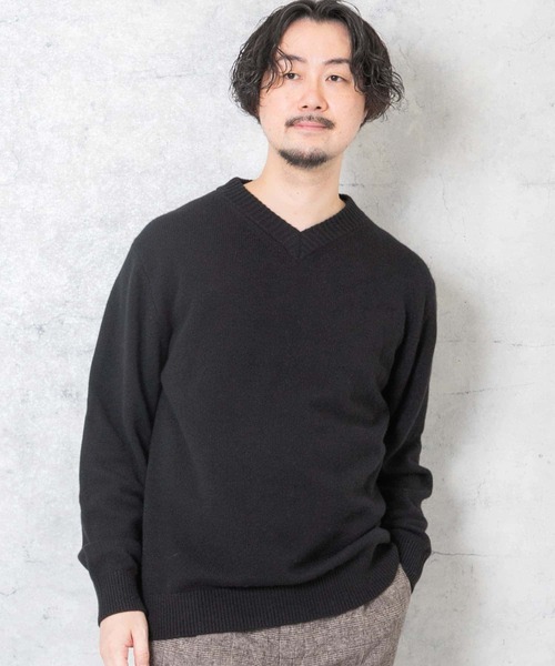 HAMILTON LAMBSWOOL ハミルトンラム セーター  XL URBAN RESEARCH ROSSO MEN セーター ニット 「XLサイズあり