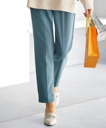 BELLUNA PLUS（ベルーナ）の「裏起毛ジョーゼットテーパードパンツ股下６３ｃｍ（スラックス）」