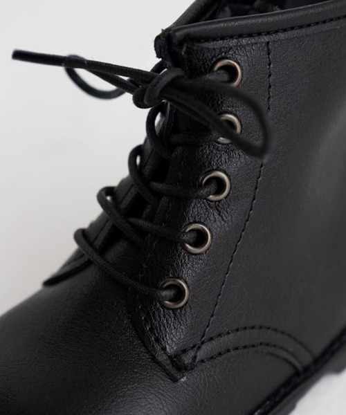 POMPKINS（ポプキンズ）の「【POMPKINS/ポプキンズ】ベビー編み上げブーツ（ブーツ・キッズ・ブラウン/ブラック・15cm/14cm/13cm）」の9枚目の写真