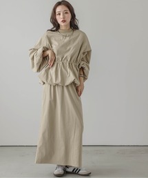 日本製 前後2wayアシンメトリーセットアップ