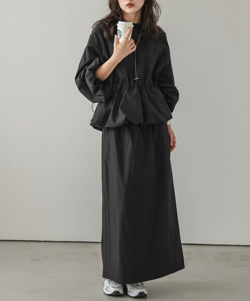 【セール】日本製 前後２wayアシンメトリーセットアップ（セットアップ）｜Lajour（ラジュール）