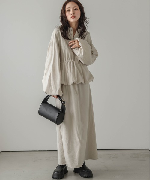 【セール】日本製 前後２wayアシンメトリーセットアップ（セットアップ）｜Lajour（ラジュール）