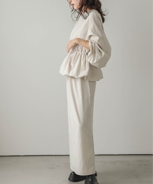 【セール】日本製 前後２wayアシンメトリーセットアップ（セットアップ）｜Lajour（ラジュール）