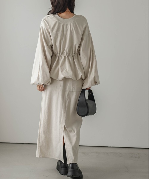 【セール】日本製 前後２wayアシンメトリーセットアップ（セットアップ）｜Lajour（ラジュール）