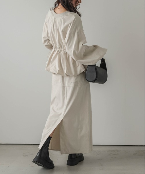 【セール】日本製 前後２wayアシンメトリーセットアップ（セットアップ）｜Lajour（ラジュール）