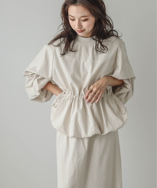 【セール】日本製 前後２wayアシンメトリーセットアップ（セットアップ）｜Lajour（ラジュール）