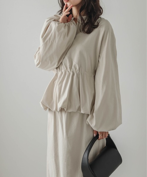 【セール】日本製 前後２wayアシンメトリーセットアップ（セットアップ）｜Lajour（ラジュール）