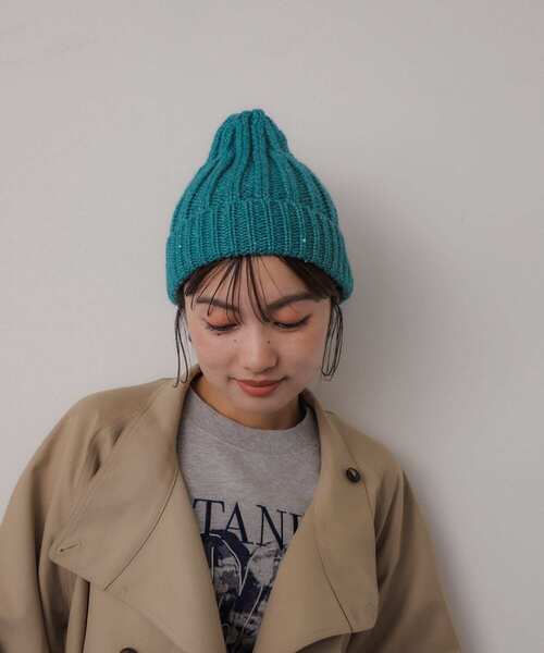 STORY OF SH上品ファッションは暖かい ニットキャップ ビーニー XU】design beanie 2（ニットキャップ/ビーニー）｜XU（エックス