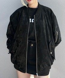 Figments | シャイニーファブリックボンバージャケット(ブルゾン)