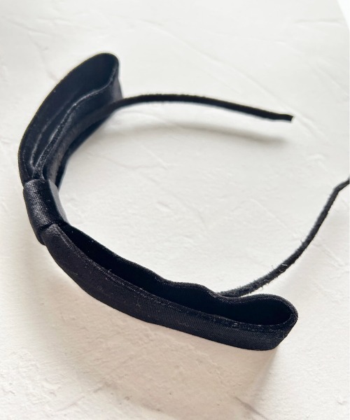 ciite'(シーテ)の「シルキーベロア カチューシャ(カチューシャ・レディース・ブラック・FREE)」の7枚目の写真