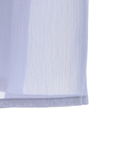 clear（クリア）の「ウエストシャーリングバックリボン長袖ワンピース [低身長用サイズ有 オケージョン 大人フェミニン 華奢見え 1着で華やかなコーデ]≪2024AW新作≫（ワンピース・レディース・ライトベージュ/ブラック/ブルーグレー・F/XS）」の14枚目の写真