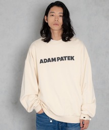 【ADAMPATEK/アダムパテック】logo crew neck / ロゴクルーネックスウェット