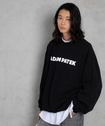 【ADAMPATEK/アダムパテック】logo crew neck / ロゴクルーネックスウェット