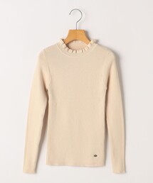 SHIPS（シップス）の「SHIPS KIDS:130～155cm /〈手洗い可能〉リブ フリル タートルネック ニット（ニット/セーター・キッズ）」