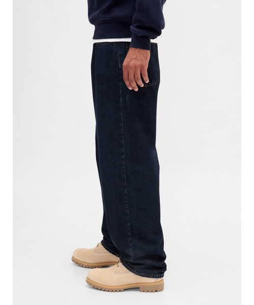 GAP 34/32スーパーバギーデニムパンツ ダークリンス｜Yahoo!フリマ（旧 