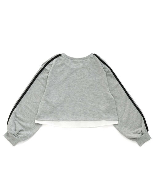 algy（アルジー）の「【ACTIVE】シャツドッキング風ゲームトレーナー（スウェット・キッズ・ネイビー/グリーン/グレー・MEDIUM/SMALL/X-SMALL/XX-SMALL）」の10枚目の写真