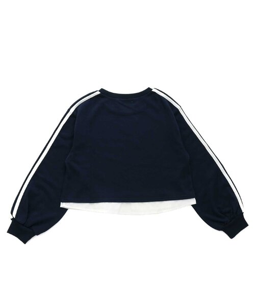 algy（アルジー）の「【ACTIVE】シャツドッキング風ゲームトレーナー（スウェット・キッズ・ネイビー/グリーン/グレー・MEDIUM/SMALL/X-SMALL/XX-SMALL）」の11枚目の写真