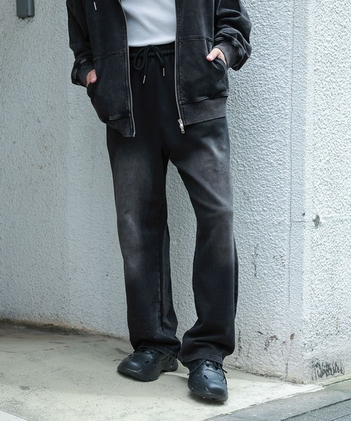 3.3 Field Trip （3.3フィールドトリップ）の「3.3 Field Trip／ピグメントスウェットパンツ（ウラケ）（スウェットパンツ・メンズ・ブラック・FREE）」の4枚目の写真