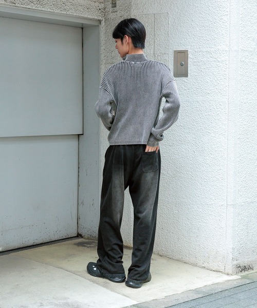 3.3 Field Trip （3.3フィールドトリップ）の「3.3 Field Trip／ピグメントスウェットパンツ（ウラケ）（スウェットパンツ・メンズ・ブラック・FREE）」の18枚目の写真