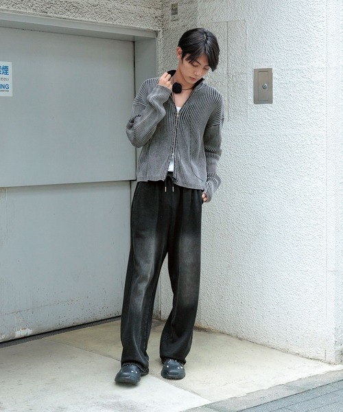 3.3 Field Trip （3.3フィールドトリップ）の「3.3 Field Trip／ピグメントスウェットパンツ（ウラケ）（スウェットパンツ・メンズ・ブラック・FREE）」の17枚目の写真