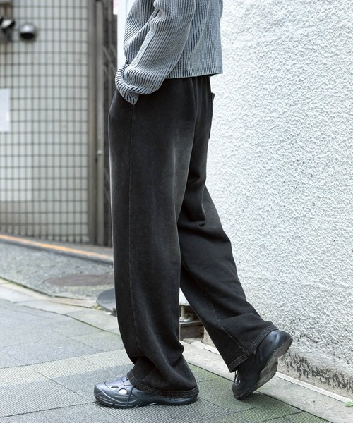 3.3 Field Trip （3.3フィールドトリップ）の「3.3 Field Trip／ピグメントスウェットパンツ（ウラケ）（スウェットパンツ・メンズ・ブラック・FREE）」の20枚目の写真
