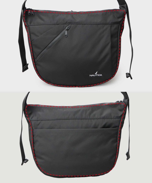 NAUTICA(ノーティカ)の「オールブラック ショルダーバッグ A4収納可(ショルダーバッグ・メンズ・ブラック・FREE)」の19枚目の写真