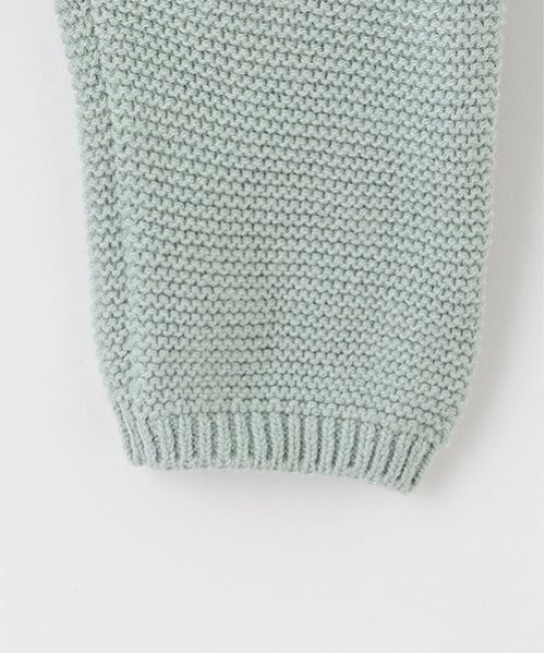 petit main（プティマイン）の「フリル衿つきニットカバーオール（ロンパース・キッズ・ライトグリーン/アイボリー/ライトピンク・80ｃｍ/70cm）」の10枚目の写真