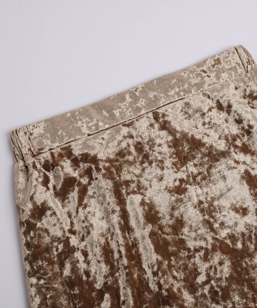 La-gemme（ラジェム）の「クラッシュベロアスカート（スカート・レディース・ブラウン/ベージュ/グレー・フリー）」の18枚目の写真